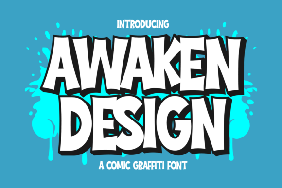 Awaken Design: Bold Urban Typography for Creative Projects