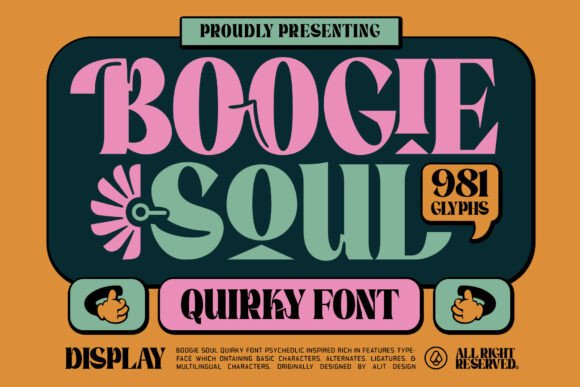 Boogie Soul: Groovy 60s & 70s Display Font