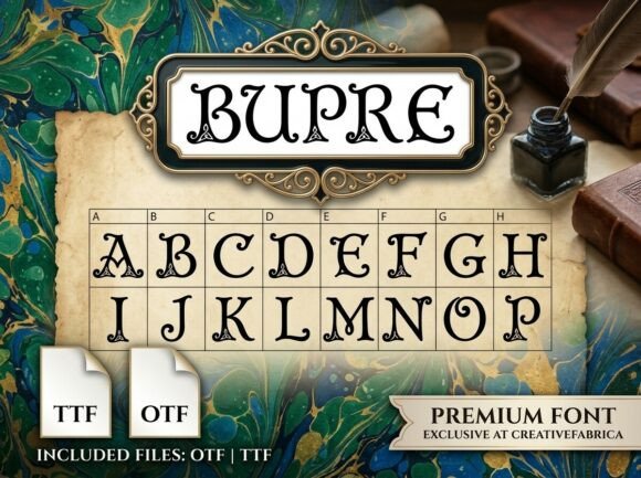 Bupre: A Font Steeped in Ancient Mysticism