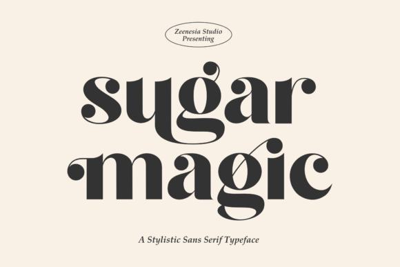 Discover Sugar Magic: A Modern Sans-Serif for Polished Design