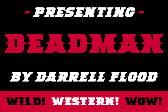 Discover the Bold, Western Charm of the Deadman Font