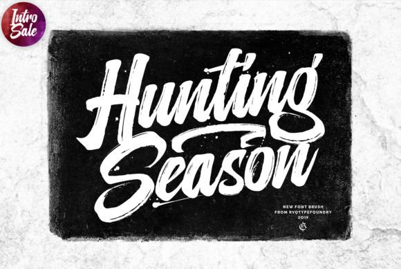 Hunting Season: A Bold Handwritten Font for Every Design