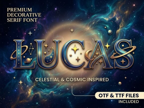 Lucas: Your Celestial Guide to Stellar Typography