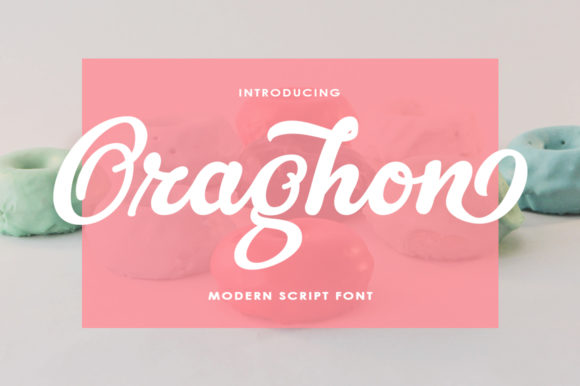 Oraghon: The Elegant Handwritten Brush Font