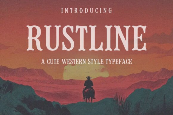 Rustline: A Rugged Vintage Font for Bold Designs