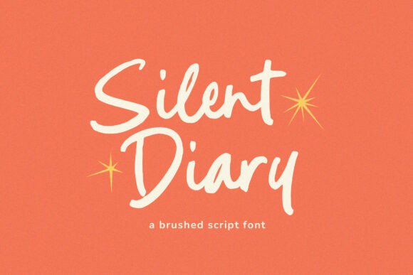 Silent Diary: A Brush Script Font with a Personal Touch