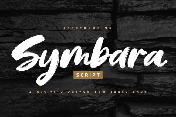 Symbara: A Bold Handwritten Brush Font for Dynamic Designs