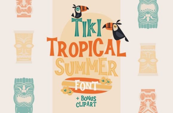 Tiki Tropical Summer: Your Vintage Design Duo