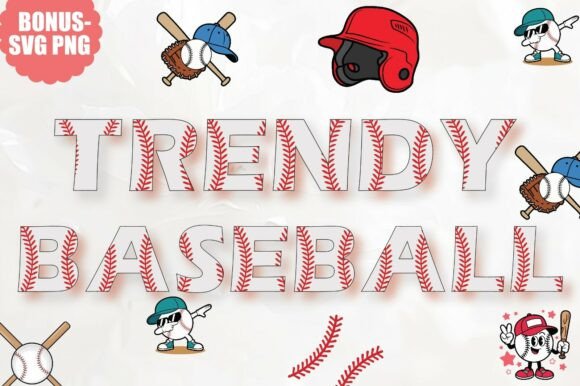 Trendy Baseball Font: Bold Varsity Style for Sporty Designs