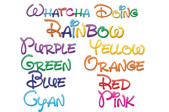 Whatcha Doing: A Rainbow of Handwritten Creativity